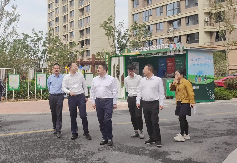 湖州市吳興區領導到華都&middot;中環廣場調研&ldquo;美麗小區&rdquo;創建工作