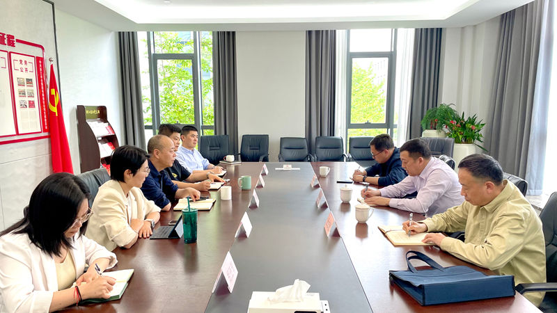 杭州市發改委黨組成員、二級巡視員馬佩龍到浙江農合調研